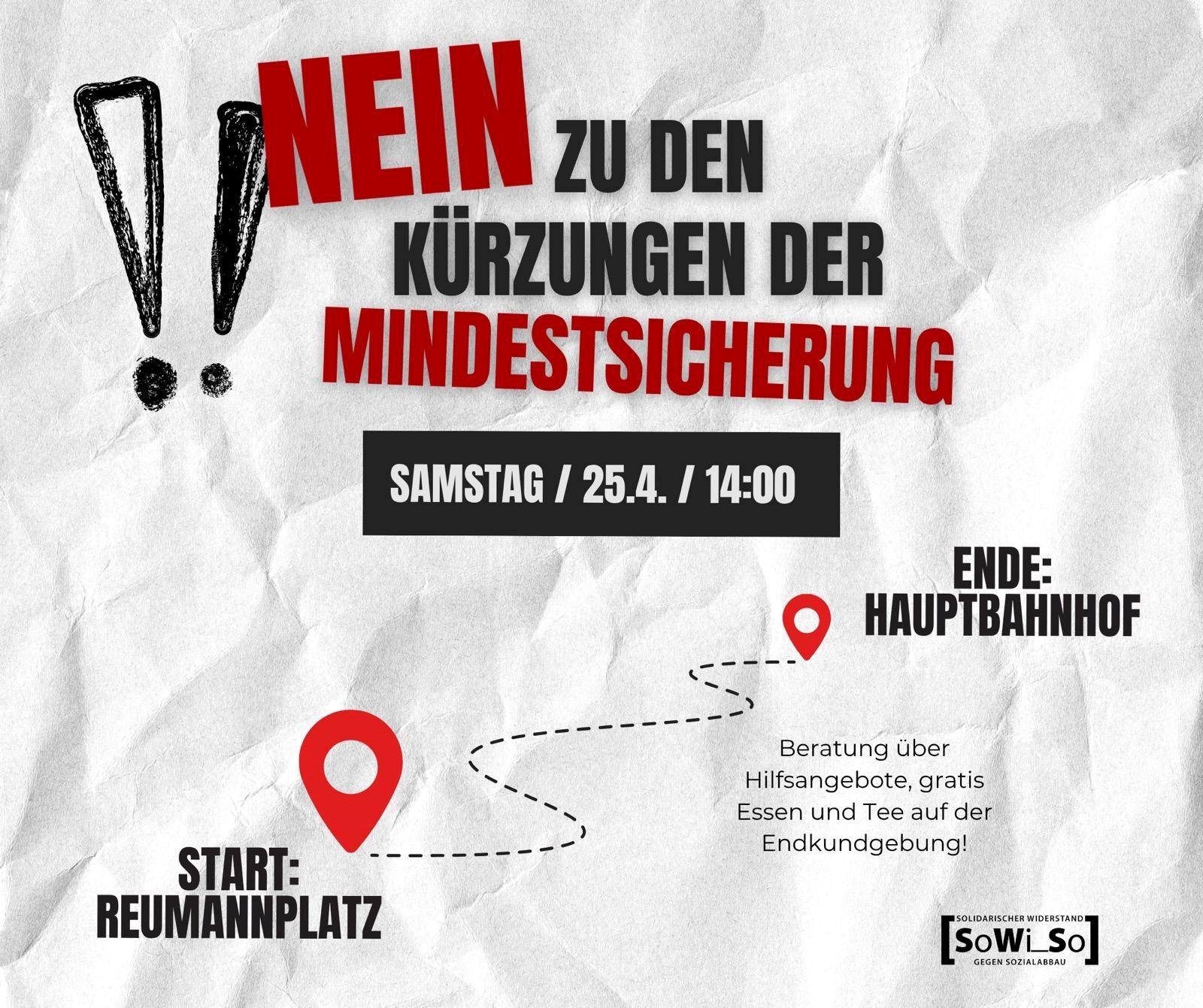 Demoaufruf als Grafik